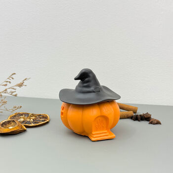 Orange And Black Halloween Pumpkin Witches Bowl, 9 of 12