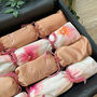 Four Personalised Floral Pink Christmas Crackers, thumbnail 5 of 9
