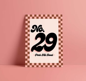 Personalised House Number Print, 2 of 8