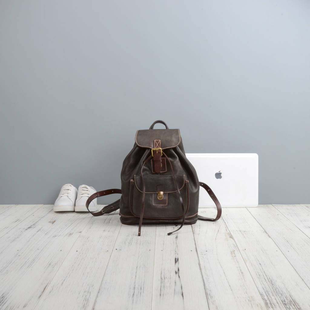 Handmade Leather Backpack For Ladies By EAZO