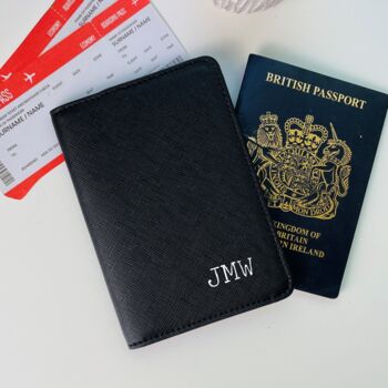 Personalised Initial Passport Holder, 2 of 5