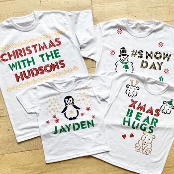 Family Christmas T Shirt Painting Kit, 8 of 8