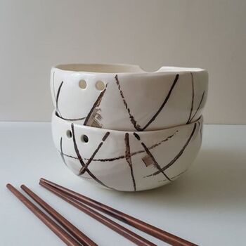 Large Ceramic Ramen Bowl, 3 of 8
