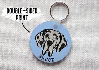 Great Dane Keychain, 4 of 7