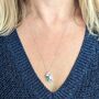 'The Trio' Labradorite Sterling Silver Necklace, thumbnail 5 of 10