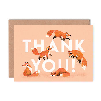 Fox Thank You Card, 3 of 4