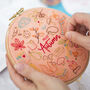 Hello Autumn Embroidery Kit, Seasonal Diy Craft Kit, thumbnail 1 of 9