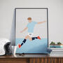 Kevin De Bruyne Manchester City Poster, thumbnail 1 of 4