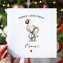 Mummy Christmas Card Elephant Design, thumbnail 2 of 2