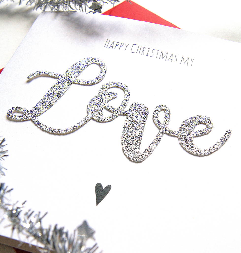 Card christmas Christmas Card Happy Christmas My Love By The Hummingbird Card Company