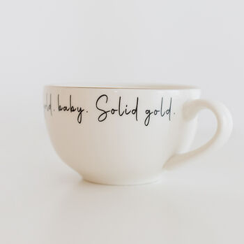 Hidden Message Mug Christmas Gift You Are Gold, 4 of 10