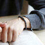 Men's Personalised Adjustable Stone Bracelet, thumbnail 5 of 11