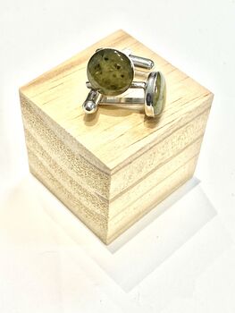 Peridot Cufflinks, 3 of 4