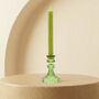 Vintage Colourful Glass Candle Holder Home Decor Gift, thumbnail 6 of 7