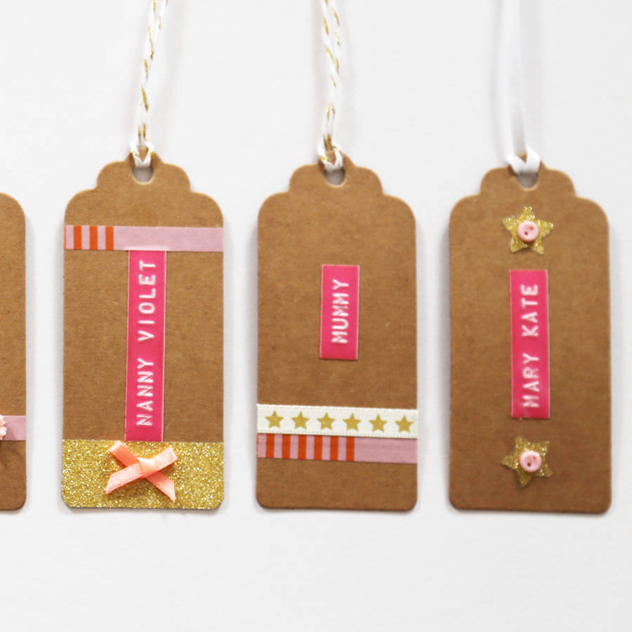 six personalised birthday name