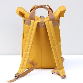 Personalised Kids Sustainable Roll Top Backpack, 5 of 6