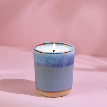 Handmade Rose Ceramic Soy Candle, 4 of 5