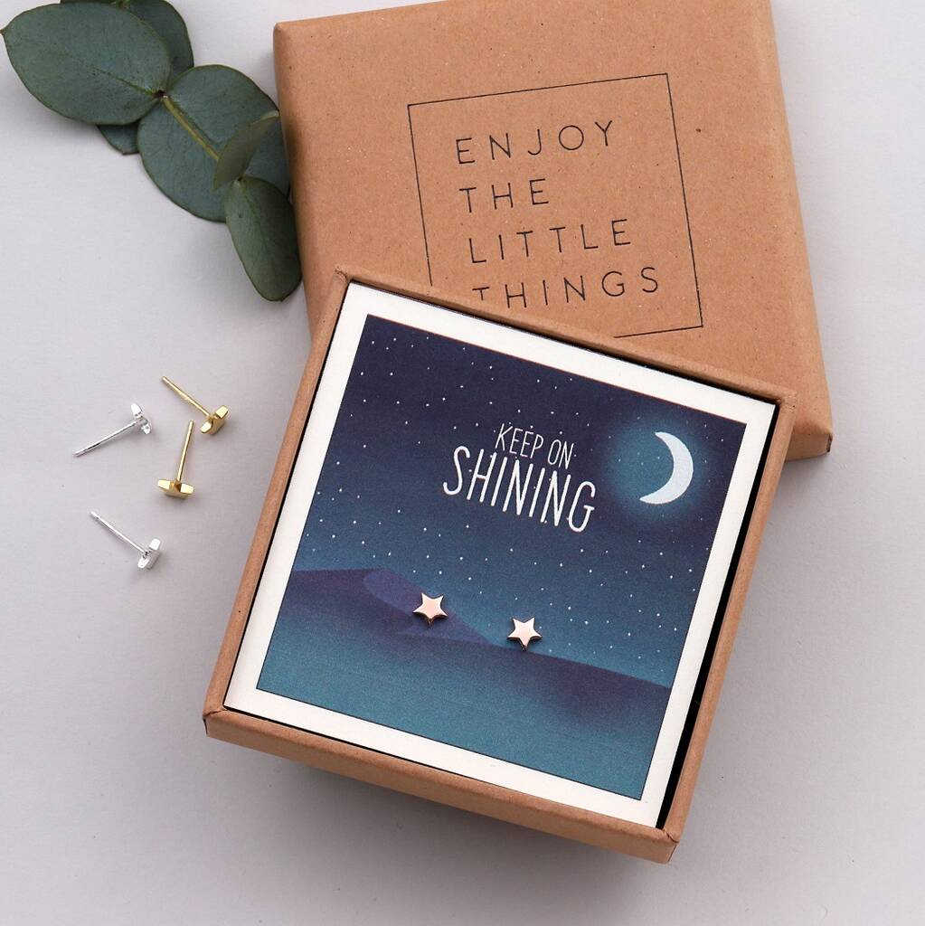 Gift Boxed Keep On Shining Earrings By Attic Notonthehighstreet Com