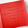 Snowflakes Personalised Christmas Card, thumbnail 4 of 4