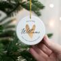 First Married Christmas Personalised Decoration, thumbnail 1 of 8