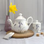 Bee And Spring Flowers Bone China Afternoon Teaset, thumbnail 7 of 10