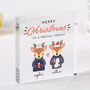 First Xmas Newlywed Personalised Plaque Gift, thumbnail 1 of 4