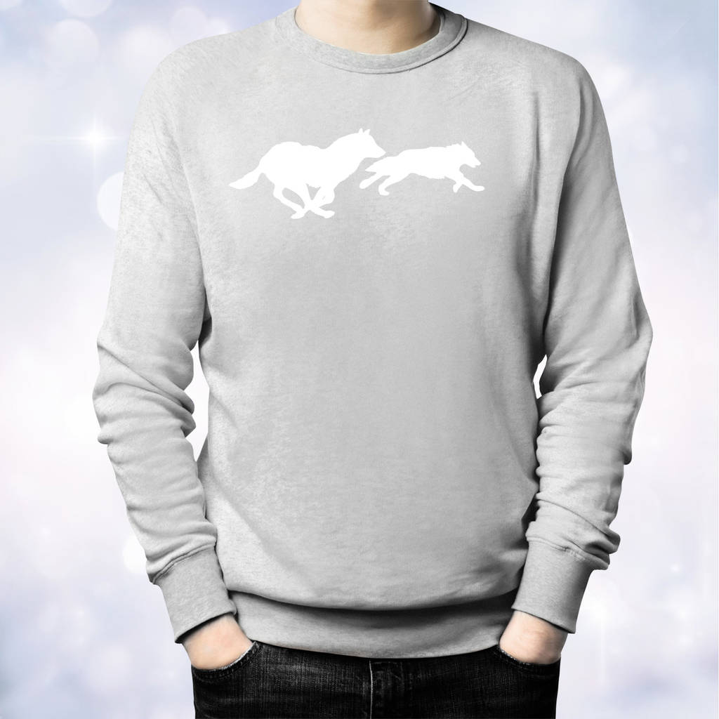 Winter Wolves Christmas Jumper / Sweatshirt By Loveday Designs ...