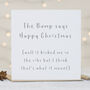 'From The Bump' Christmas Card, thumbnail 1 of 3