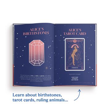 Leo Star Sign Gift Personalised Astrology Zodiac Book, 5 of 8