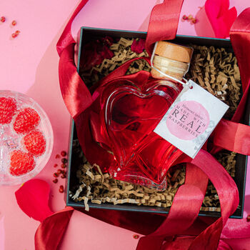 Heart Shaped Gin With Wild Flower Seeded Gift Tag, 3 of 8