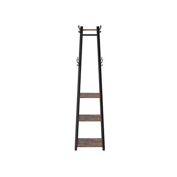 Industrial Coat Rack Stand With Three Shelves, 7 of 7