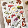 Woodland Vinyl Sticker Sheet, thumbnail 2 of 4