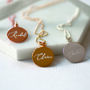 Girls Name Engraved Sterling Silver Necklace, thumbnail 2 of 12