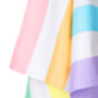 Personalised Pastel Micro Fibre Beach And Swim Towel, thumbnail 3 of 7