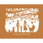 Personalised Family Print Or Papercut In Mount, thumbnail 11 of 12