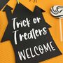 Trick Or Treaters Halloween Welcome House Decoration, thumbnail 3 of 3