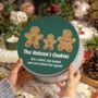 Personalised Gingerbread Family Christmas Tin, thumbnail 1 of 3