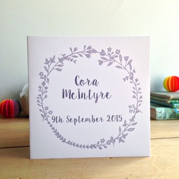 Personalised New Baby Card, 3 of 9