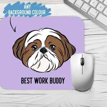 Personalised Shih Tzu Mouse Mat, 2 of 4