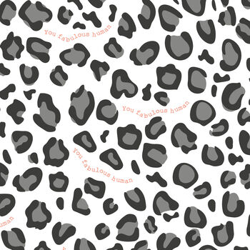 Leopard Print Gift Wrap One Sheet, 2 of 3
