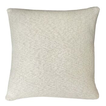 Solid Knitted Poster Cushion Pine Green, 2 of 3