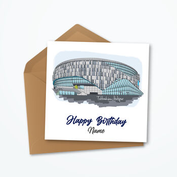 Tottenham Personalised Birthday Card, 2 of 5