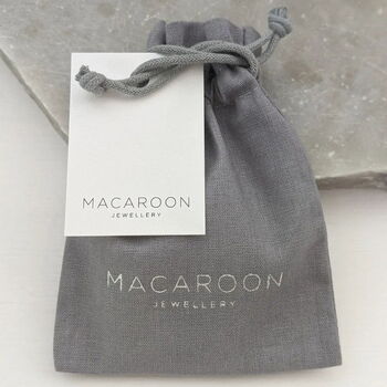 Sterling Silver Beaded Heart Charm Ring, 4 of 5