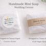Personalised Mini Soap Wedding Favours 25 Pieces, thumbnail 2 of 3