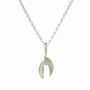 Silver Seed Pod Handmade Necklace Choice Of Chains, thumbnail 1 of 4