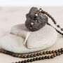 Men's Natural Bronzite And Agate Beaded Necklace, thumbnail 1 of 5