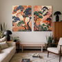 Set Of Two Japanese Ancient Forest Art Prints, thumbnail 1 of 4