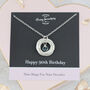 90th Birthday Birthstone Necklace, thumbnail 1 of 10