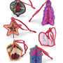 Multicoloured Christmas Harlequin Crackers Set Of Six, thumbnail 5 of 6