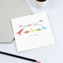 Personalised Thank You Cards With Dinosaurs, thumbnail 2 of 4